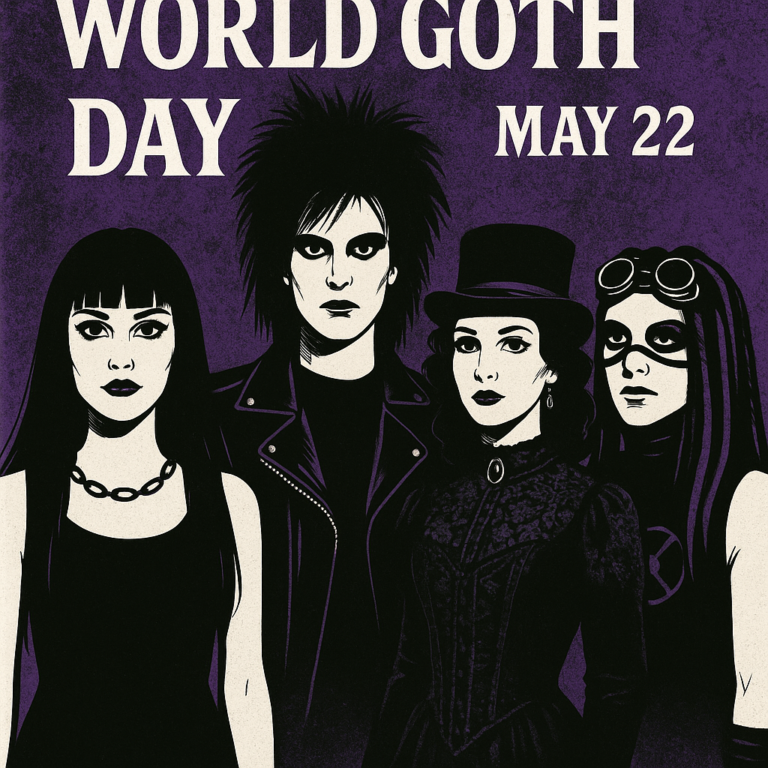 Read more about the article 🦇World Goth Day | May 22 — Tribute to Goth Subculture🦇
